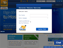 Tablet Screenshot of nxnethosting.com